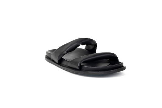 Full Leather Slide Sandals – Twist Slide