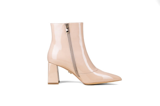 Nicola Ankle Boot Nude Boots by Sole Shoes NZ AB16-36