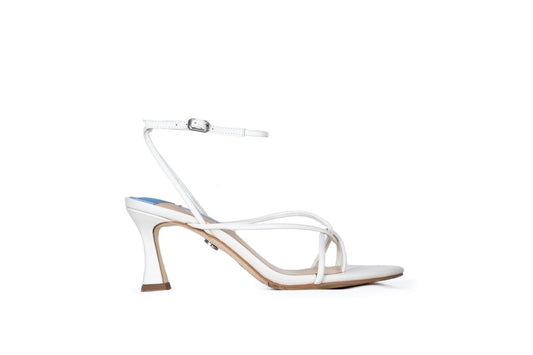 Swan Heel White Bridal by Sole Shoes NZ BH1-36