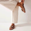 Cream Raffia Flat – Isla