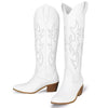 Whitw Stitch Western Knee-High Boot – Rodeo