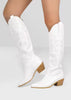 Whitw Stitch Western Knee-High Boot – Rodeo