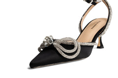 Brooke Heel Black 6cm Heels by Sole Shoes NZ H23-36