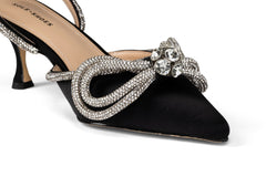 Brooke Heel Black 6cm Heels by Sole Shoes NZ H23-36