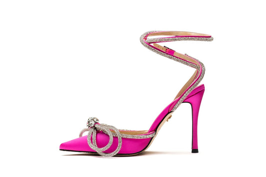 Brooke Heel Hot Pink 10cm Heels by Sole Shoes NZ H23-36 2000