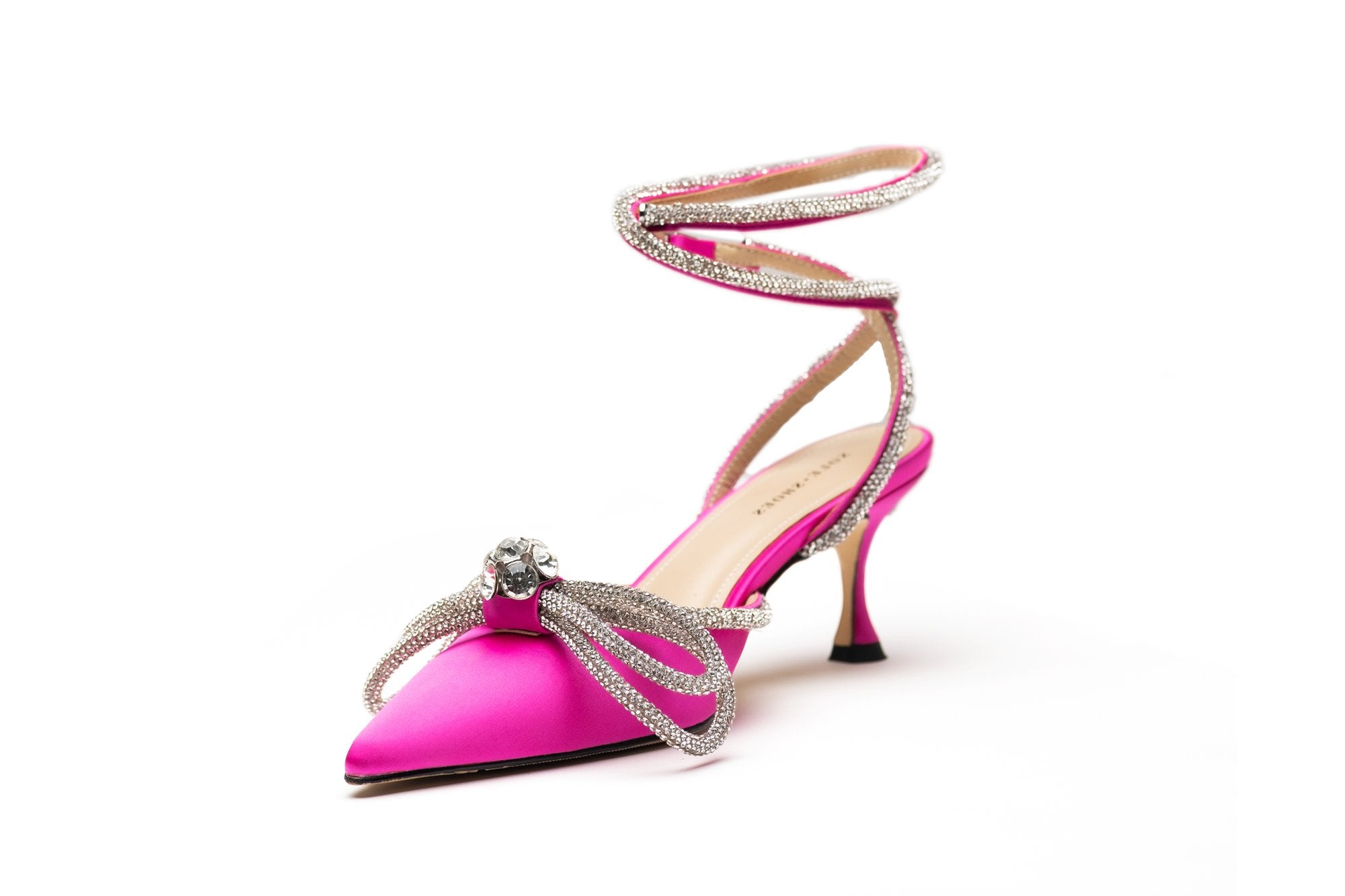 Brooke Heel Hot Pink 6cm Heels by Sole Shoes NZ H23-36