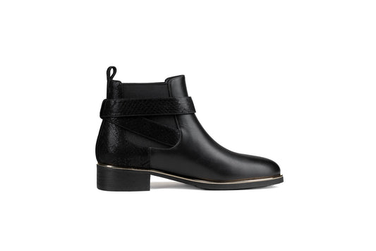 Gold Trim Ankle boot - size 39 by Sole Shoes NZ GTAB-01