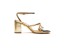 Ky Sandal Heel Gold Heels by Sole Shoes NZ H22-36
