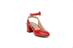Lilly-May Pumps Red Heels by Sole Shoes NZ H27-36