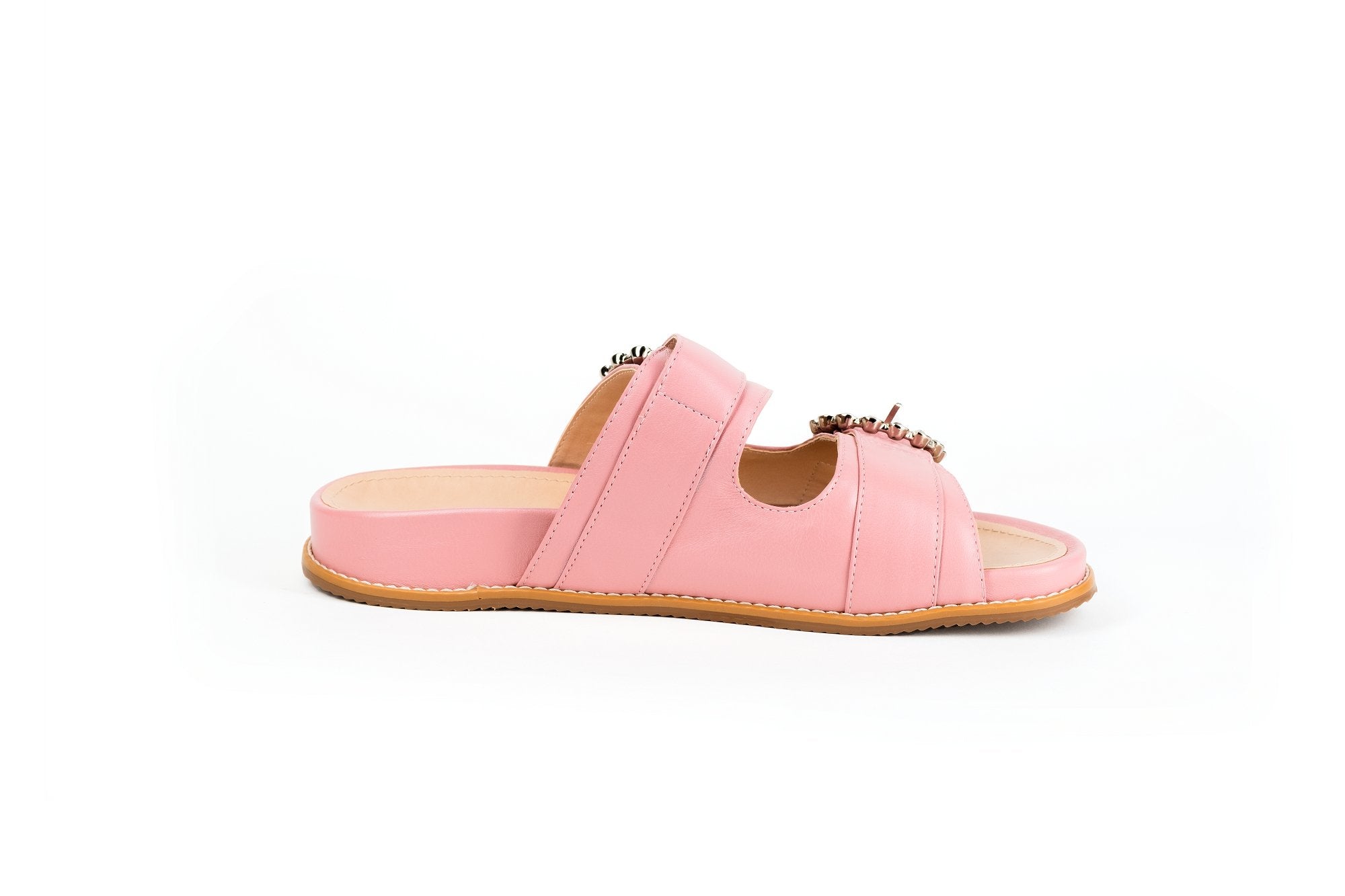 Urban Slides Pink Flats by Sole Shoes NZ F25P-36